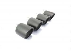 Alfa Romeo Stelvio Exhaust Tips - Carbon Fiber - Quadrifoglio Version